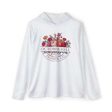 Flower Co. Hoodie — October Hill Floral Logo Sports Warmup